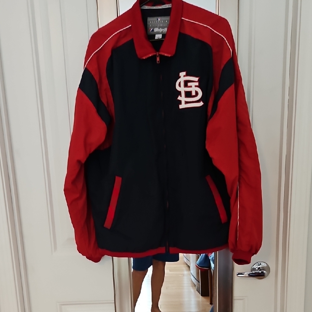 St. Louis Cardinals Geniune Merchandise By Majestic. Jacket Size L.